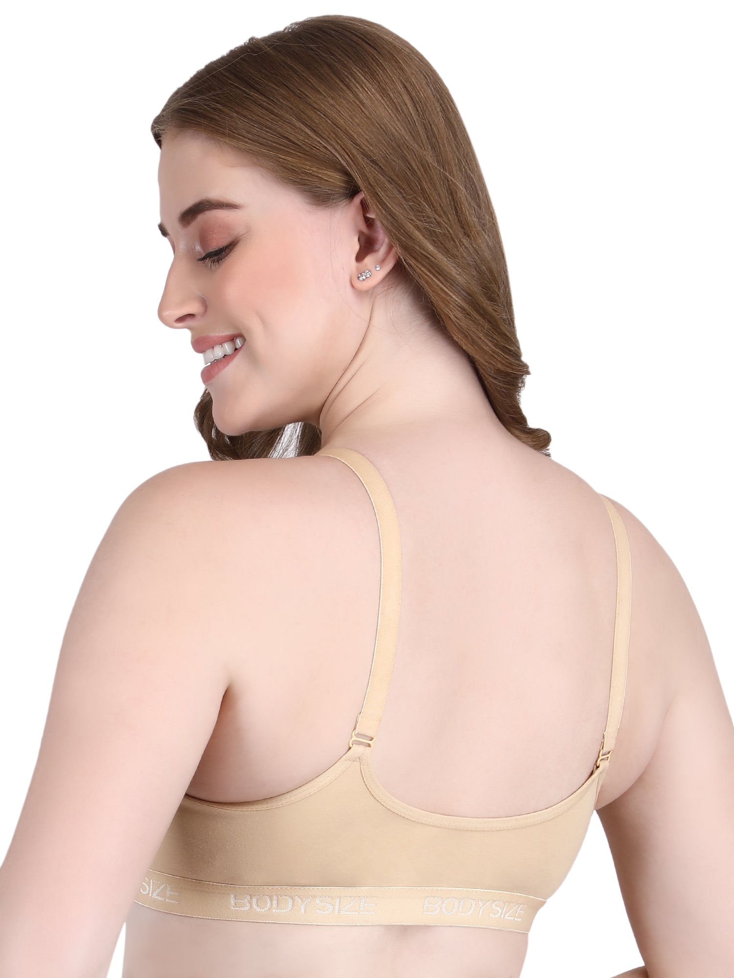 Front Open Feeding Bra Beige Colour