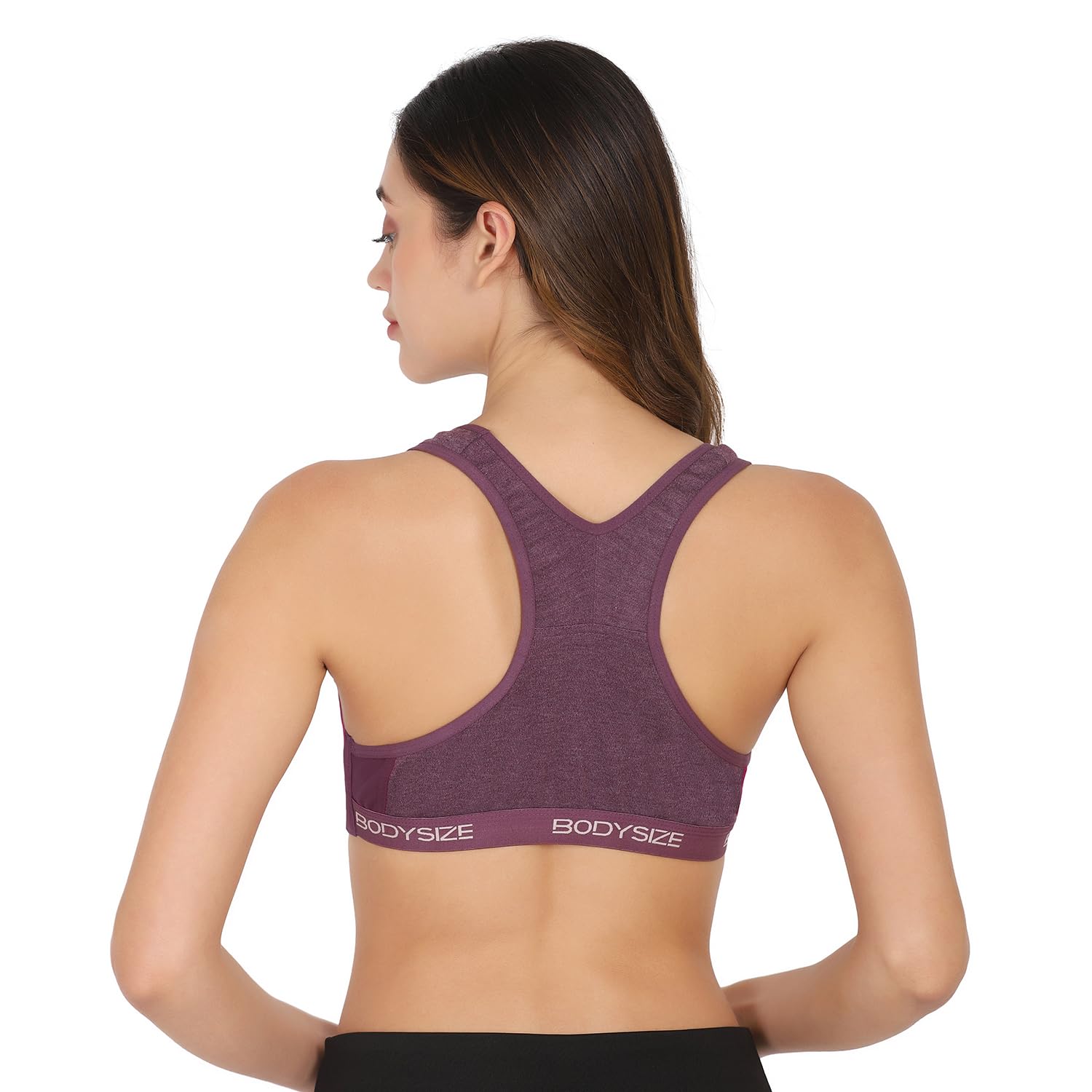 SF26 Side Hook Padded Sports Bra Purple
