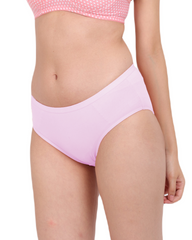 AN40 Cotton Lycra Mid-Waist Hipster Panty pink