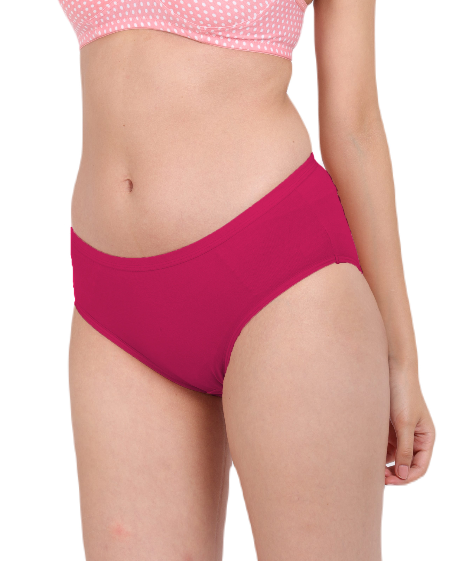 AN40 Cotton Lycra Mid-Waist Hipster Panty rani