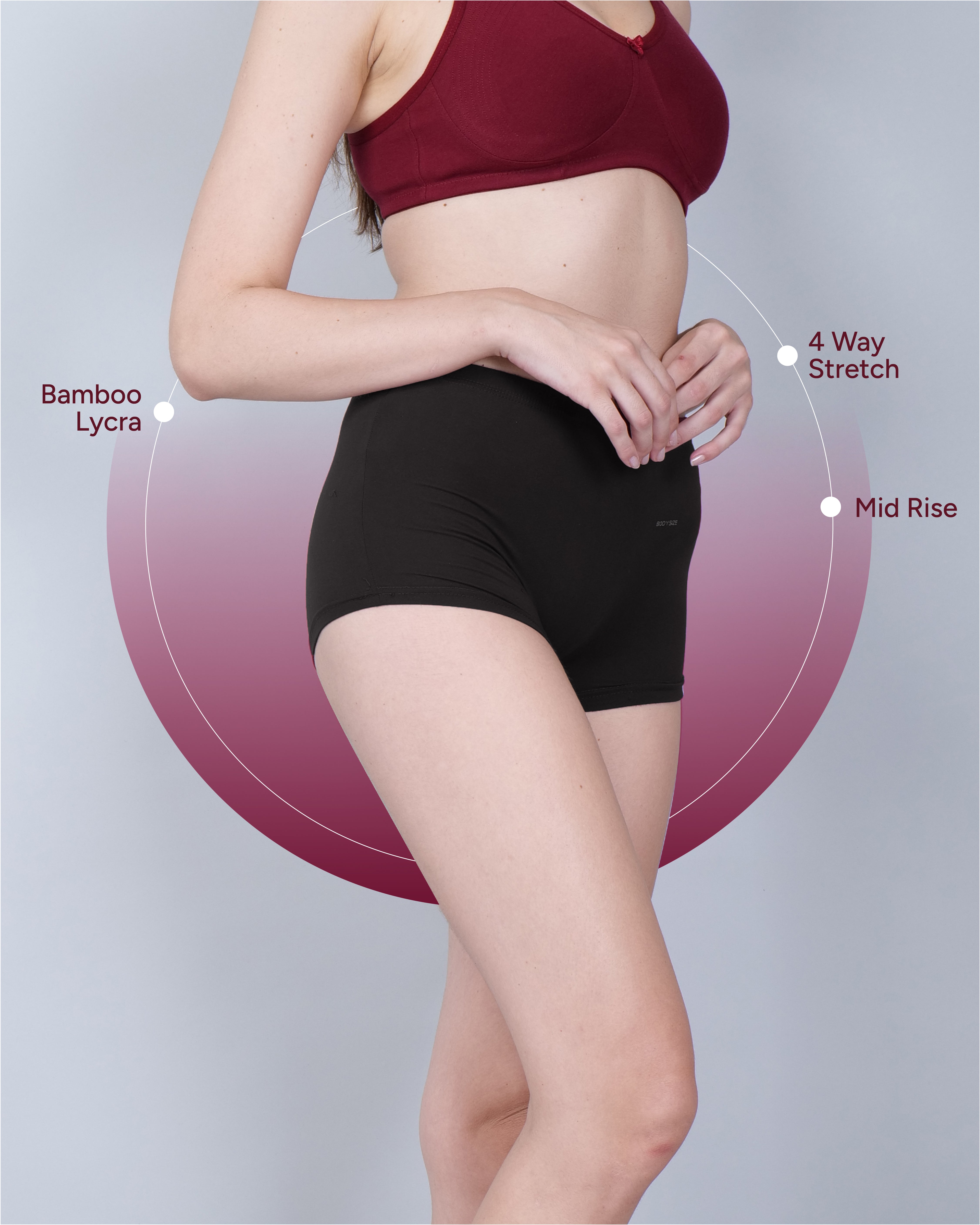 Cycling Short For Women Black Color