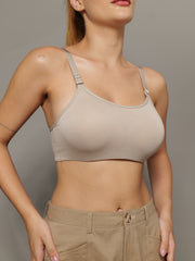 Cami Everyday Padded Bra in Camel Colour