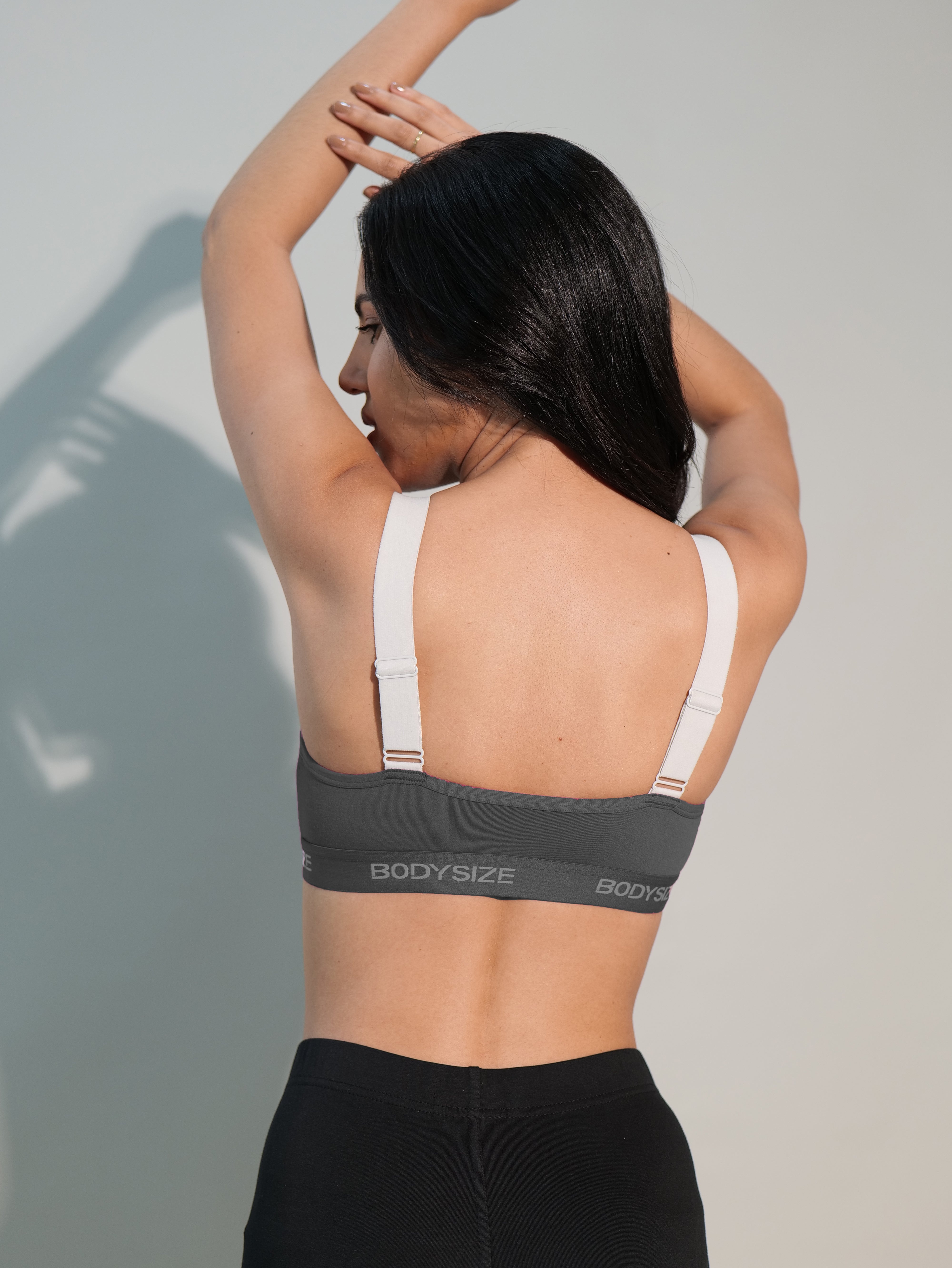 Women Yoga Sport Bra in Grey Color