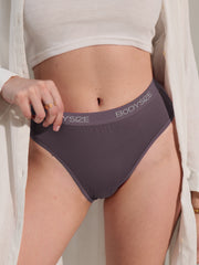 AN37 Lycra Mid-Waist Hipster Panties grey