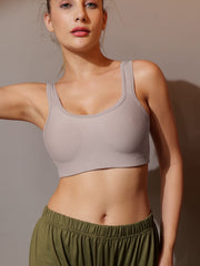 Air Everyday Slip-On Bra in Grey Colour