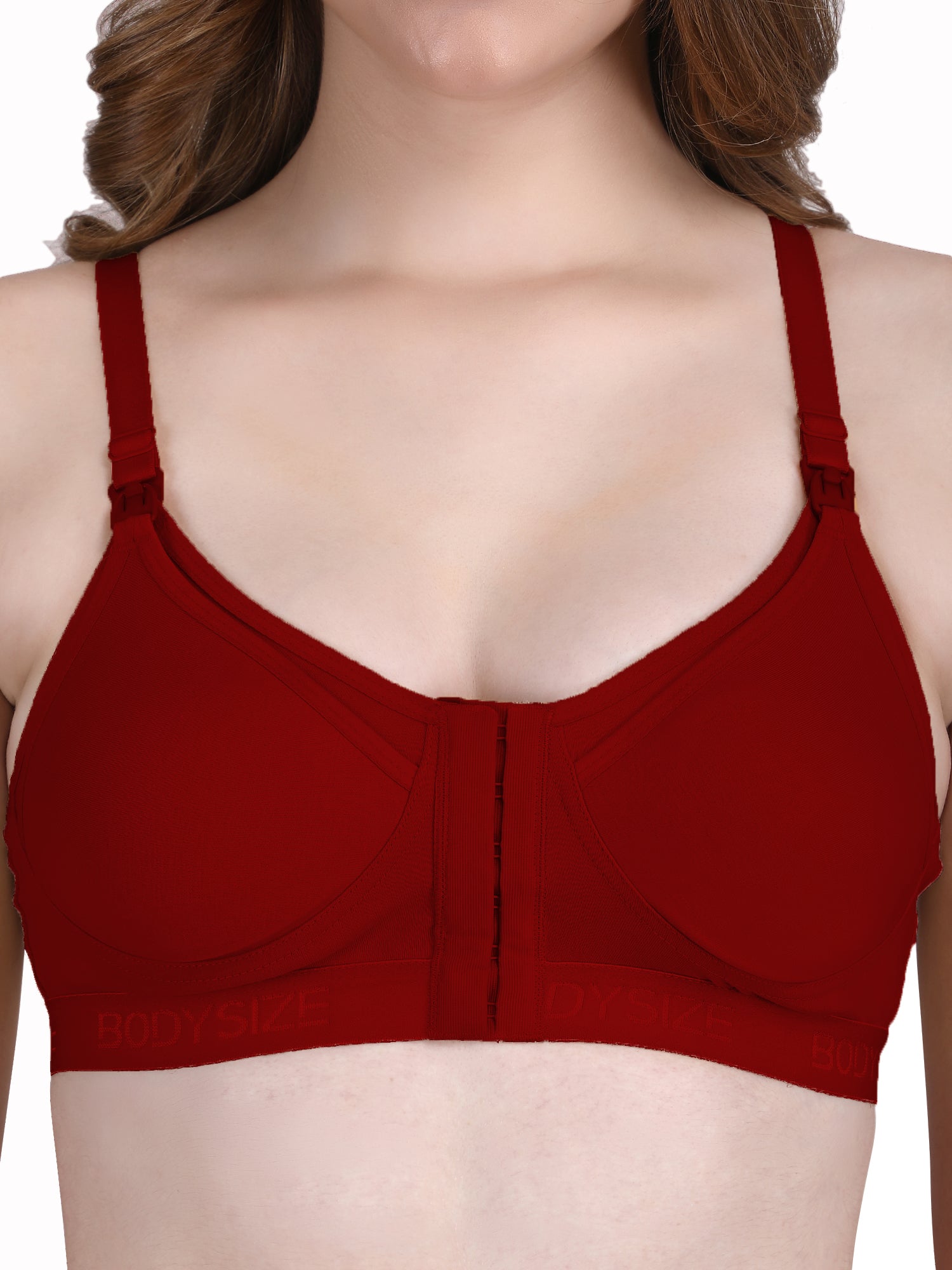 Front Open Feeding Bra Maroon Colour