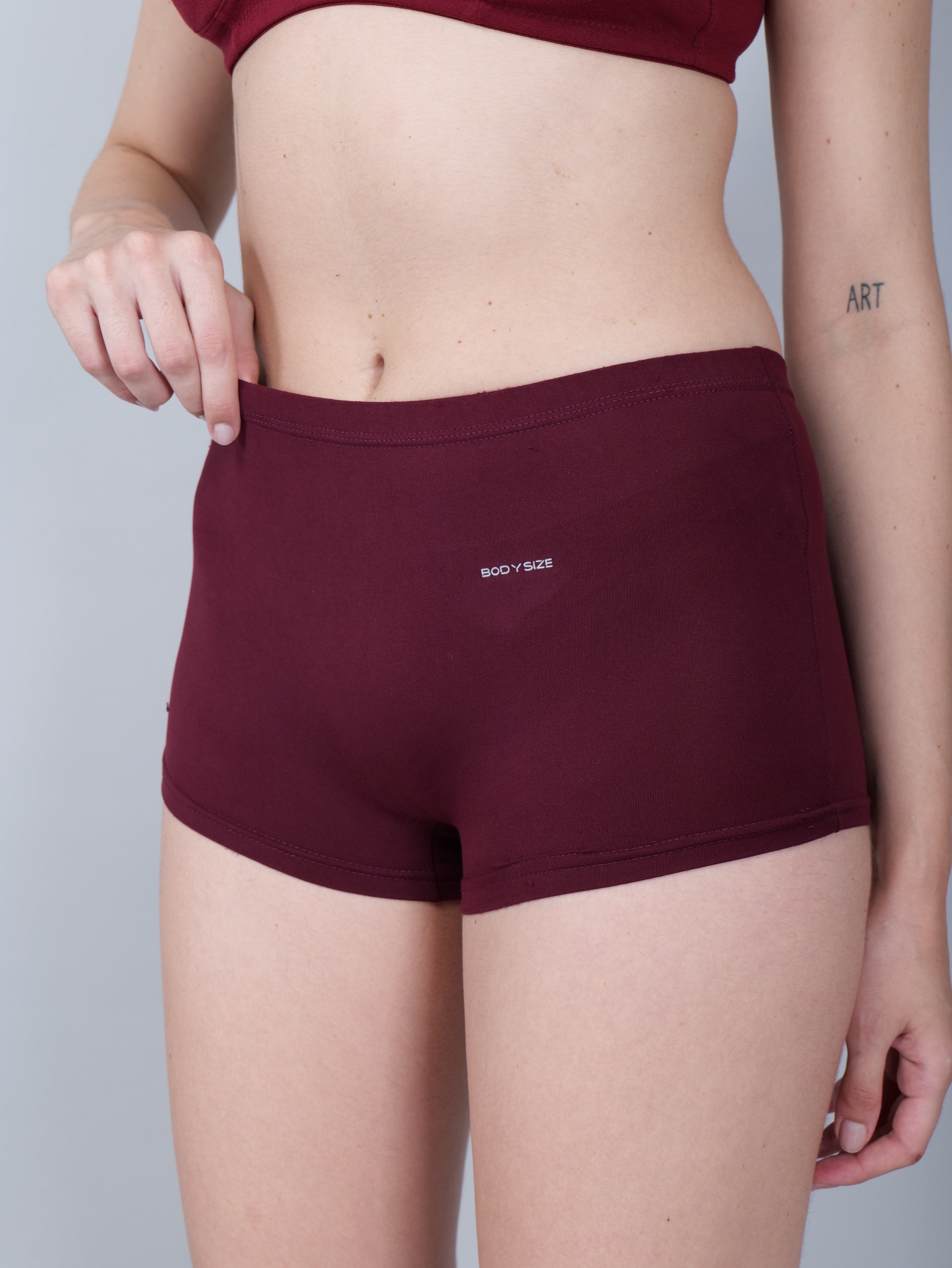 Cycling Short For Women Maroon Color