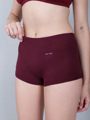 Cycling Short For Women Maroon Color