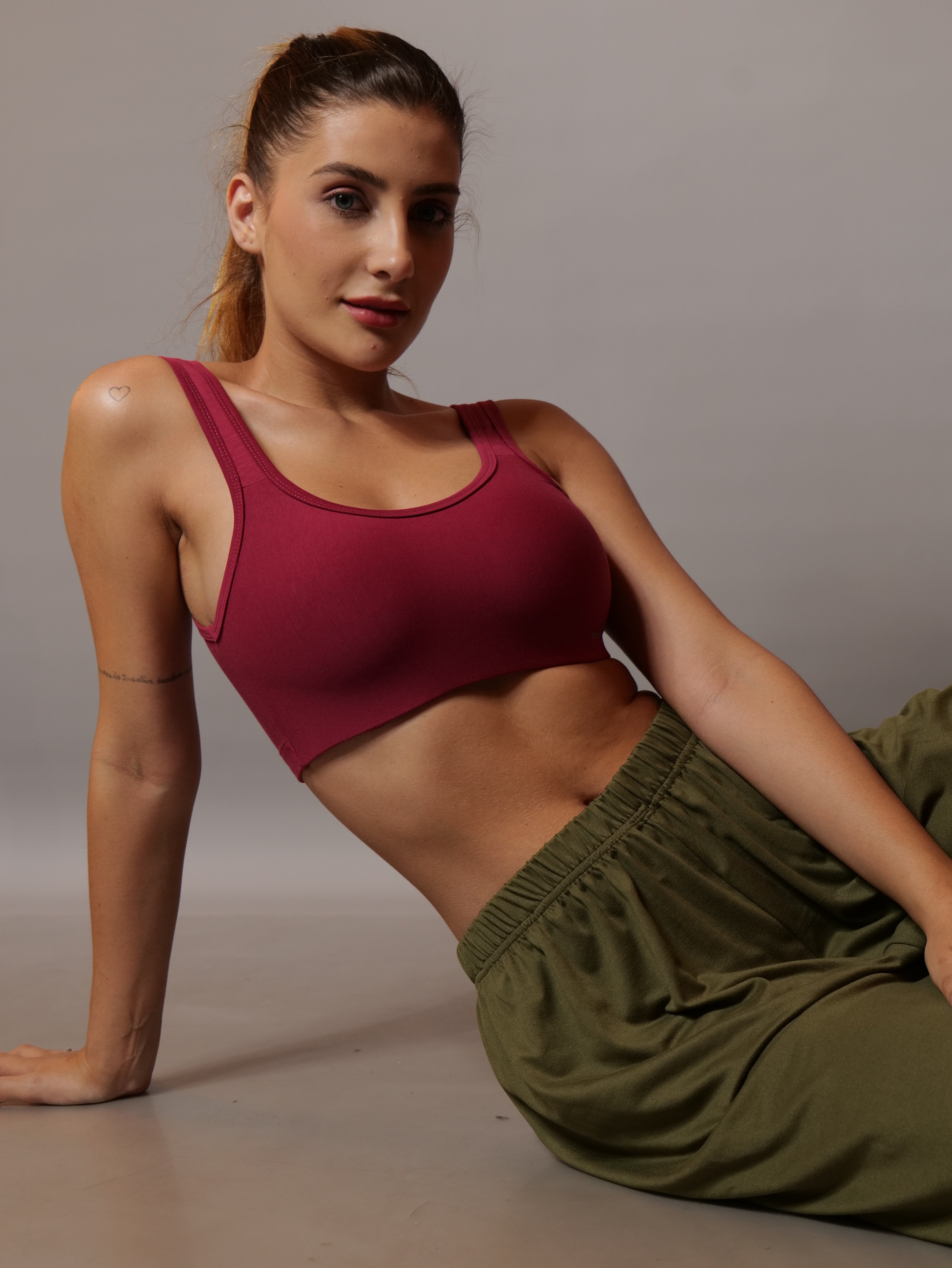 Air Everyday Slip-On Bra in Onion Colour