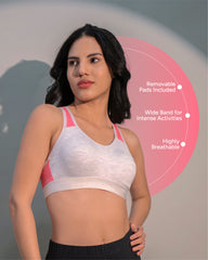 Padded Yoga Sports Bra for Girls