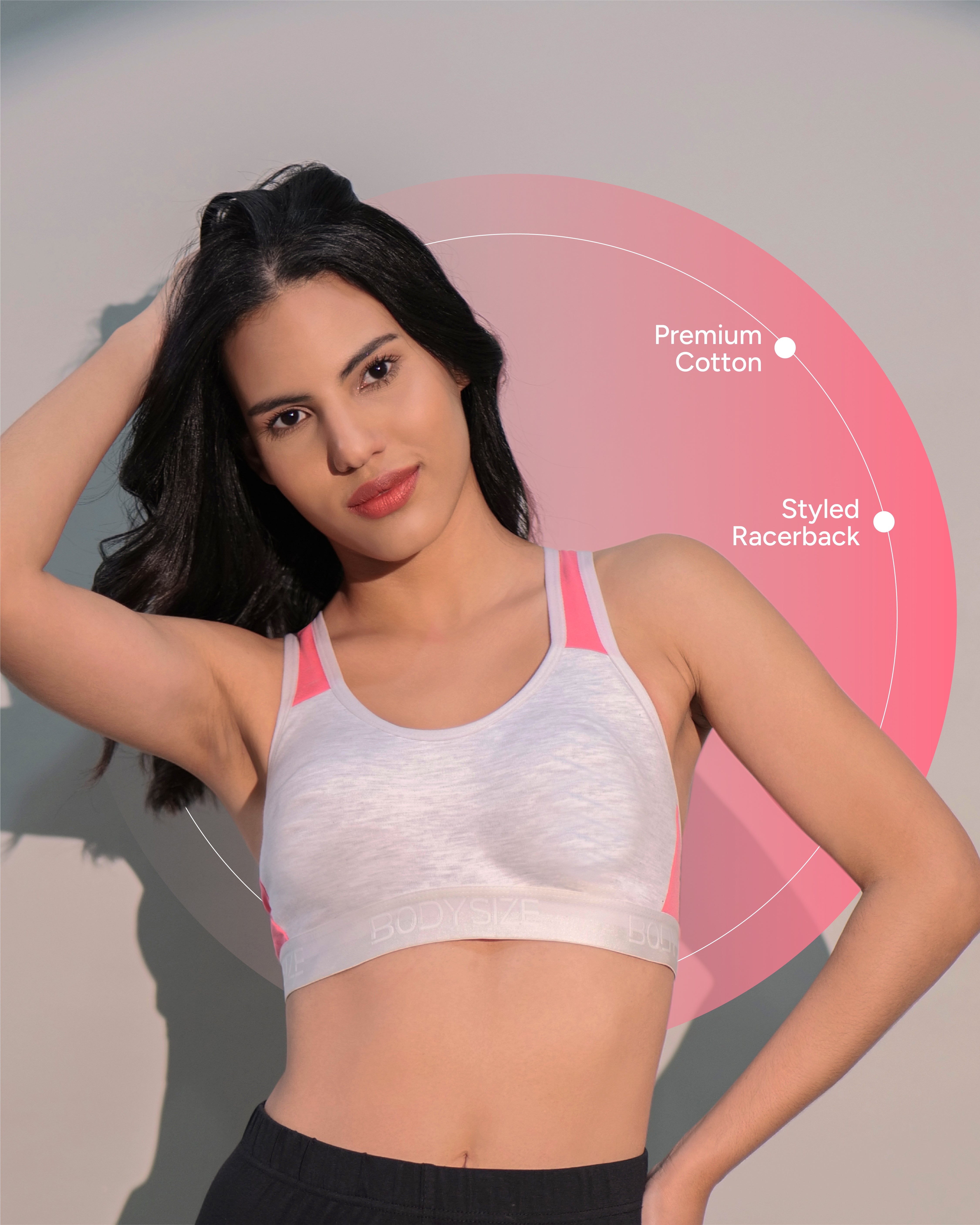 Padded Yoga Sports Bra for Women