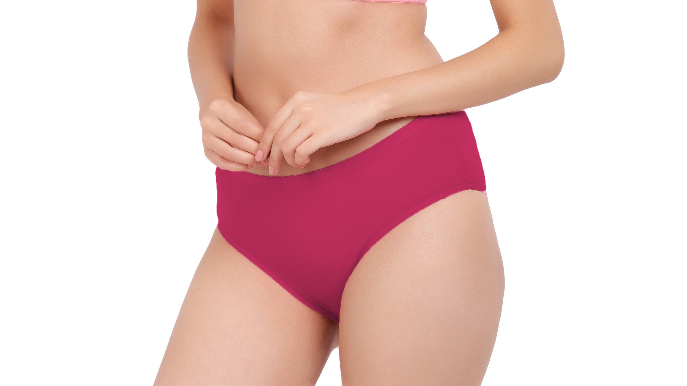 AN40 Cotton Lycra Mid-Waist Hipster Panty rani