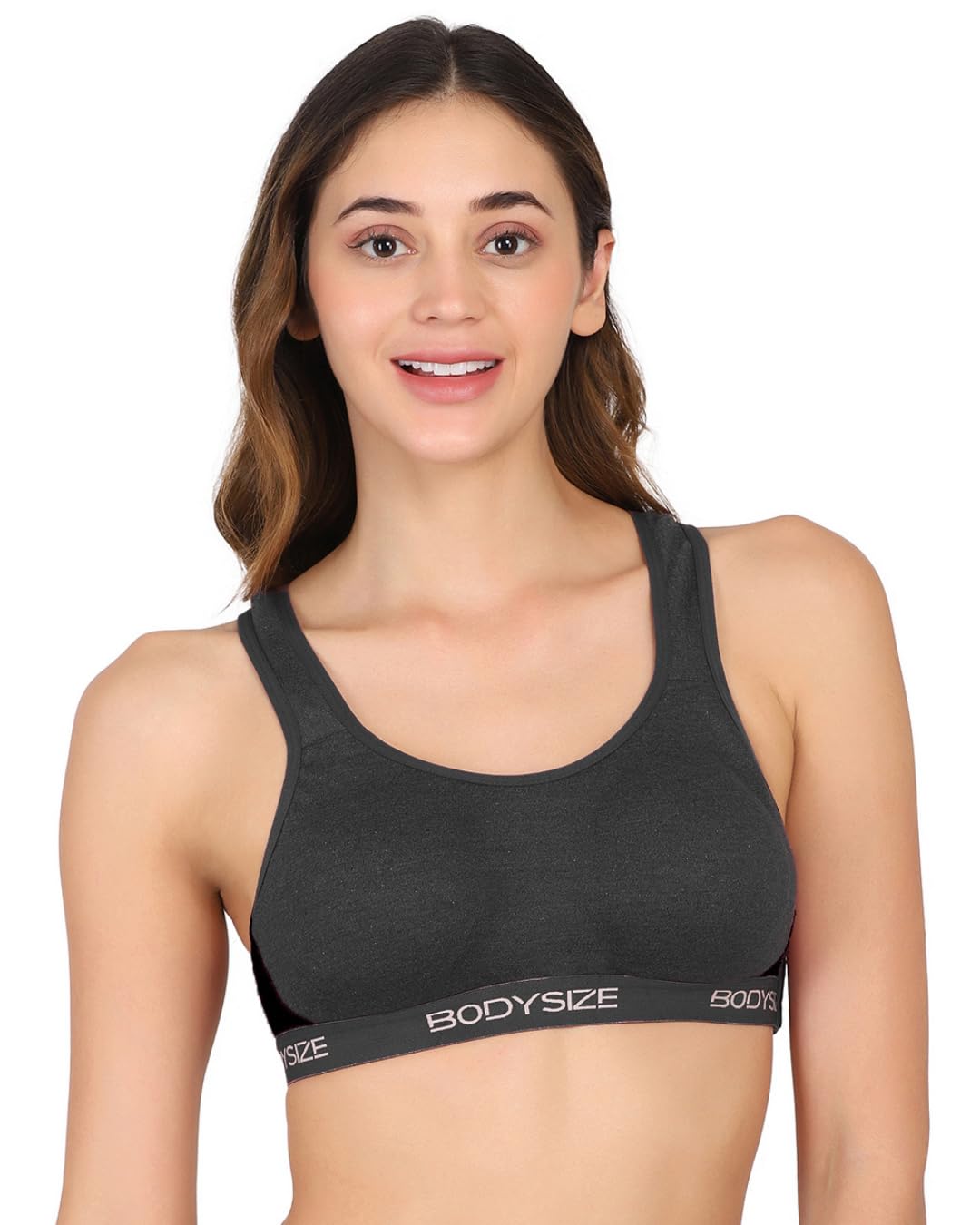 SF26 Side Hook Padded Sports Bra Black
