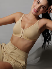 Front Open Seemless Every Day Bra Skin Colour