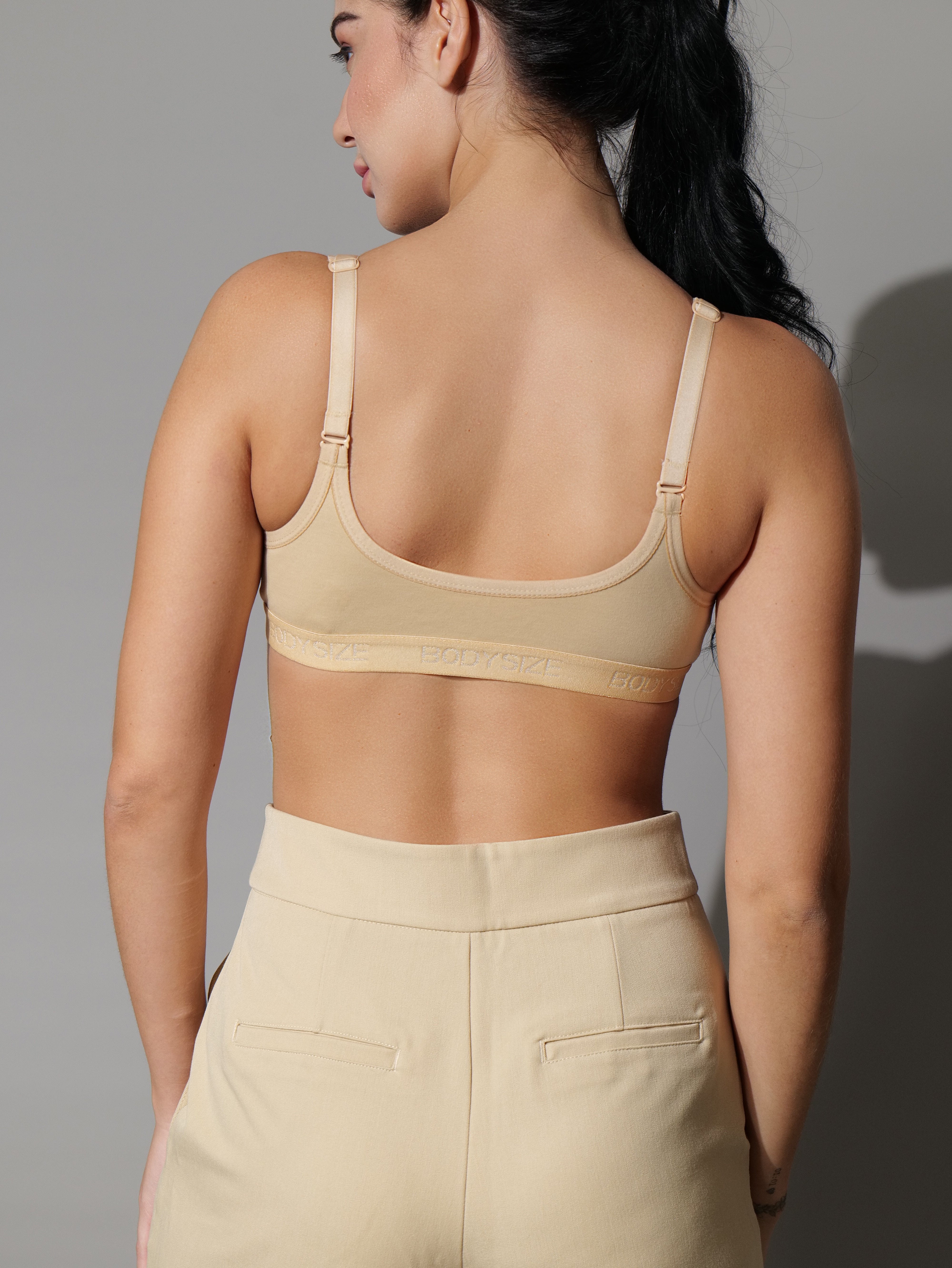 Front Open Seemless Every Day Bra Skin Colour