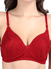 SF22 Bridal Padded Bra Maroon