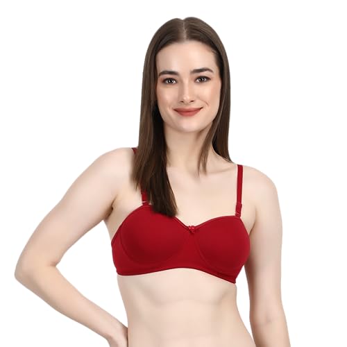 SF24 Balconette Padded T-Shirt Bra Maroon