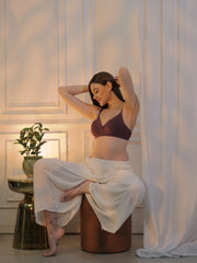 SF27 Light Padded Everyday Bra Wine Colour