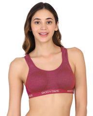 SF26 Side Hook Padded Sports Bra Pink