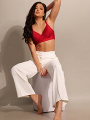 SF32 Padded Sports Slip-On Bra Marron Colour