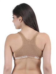 SF26 Side Hook Padded Sports Bra Skin