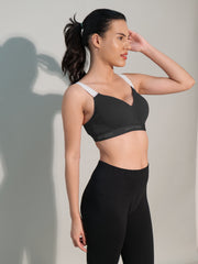 Women Yoga Sports Bras Black Color
