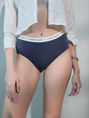 P10 Melange Cotton Hipster Mid-Waist Panty