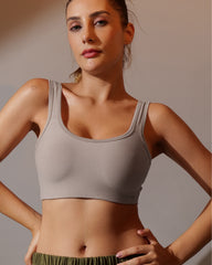 Air Everyday Slip-On Bra in Grey Colour