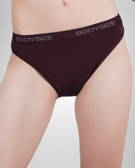 AN37 Lycra Mid-Waist Hipster Panties maroon