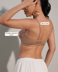 Front Open Designer Seamless Bra skin