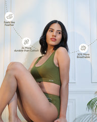 Bamboo Co-ord Set (Neem Green)