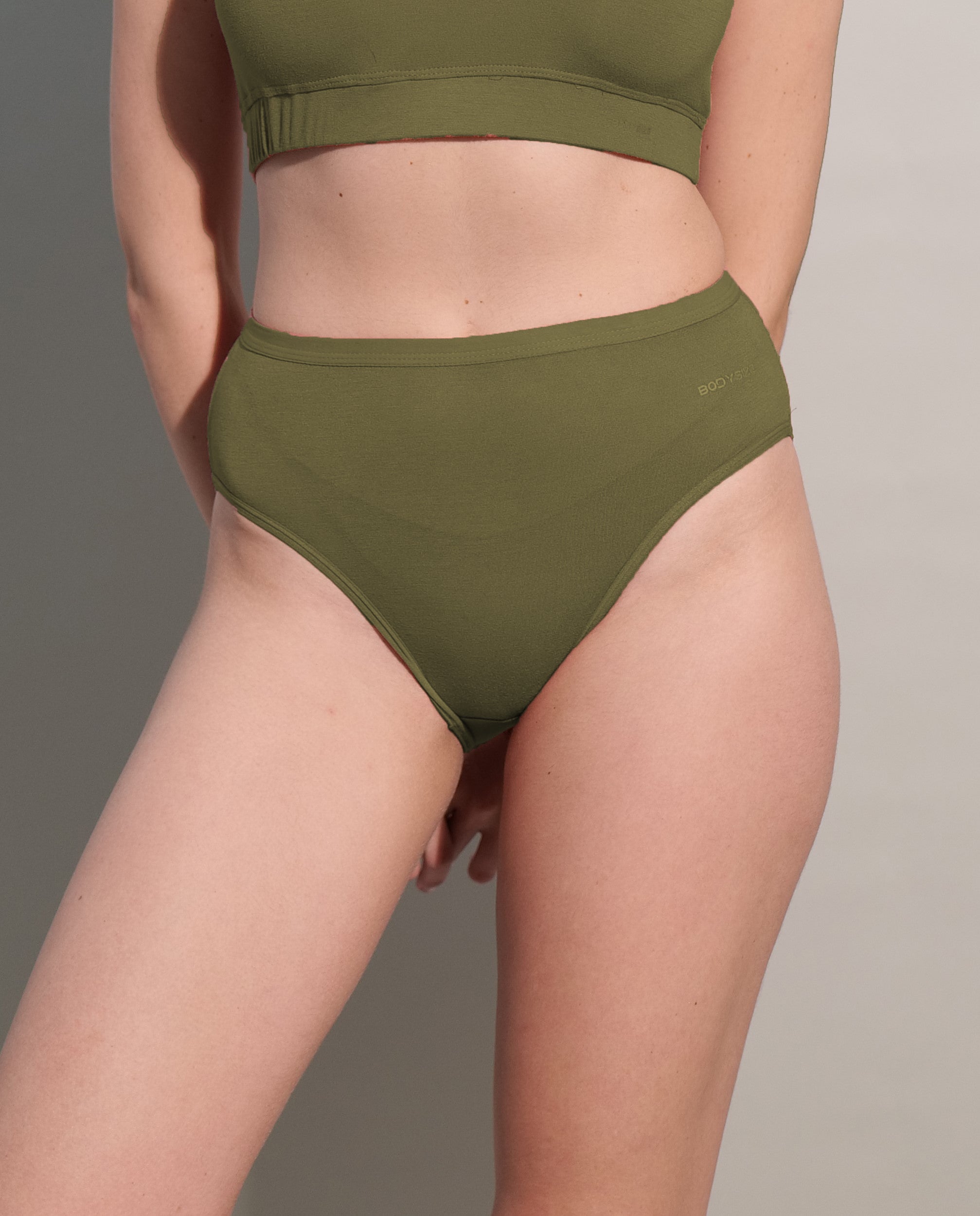 Green Colour Bamboo Panty