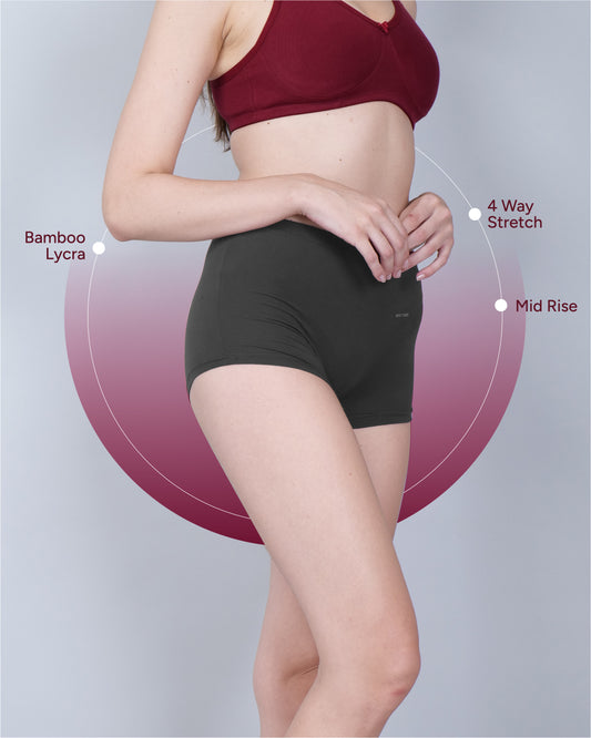 Cycling Shorts Panties Grey