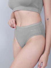 Bamboo Cotton Co-ord Set Pigeon Grey Panties