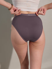 AN37 Lycra Mid-Waist Hipster Panties grey