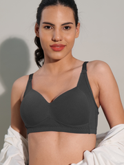 SF29 Designer Padded Cotton Grey Colour Bra