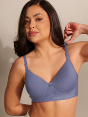 SF32 Padded Sports Slip-On Bra Lavender Colour