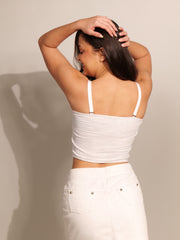 Blizz Camisole Cotton Padded Top (Built-in Bra)