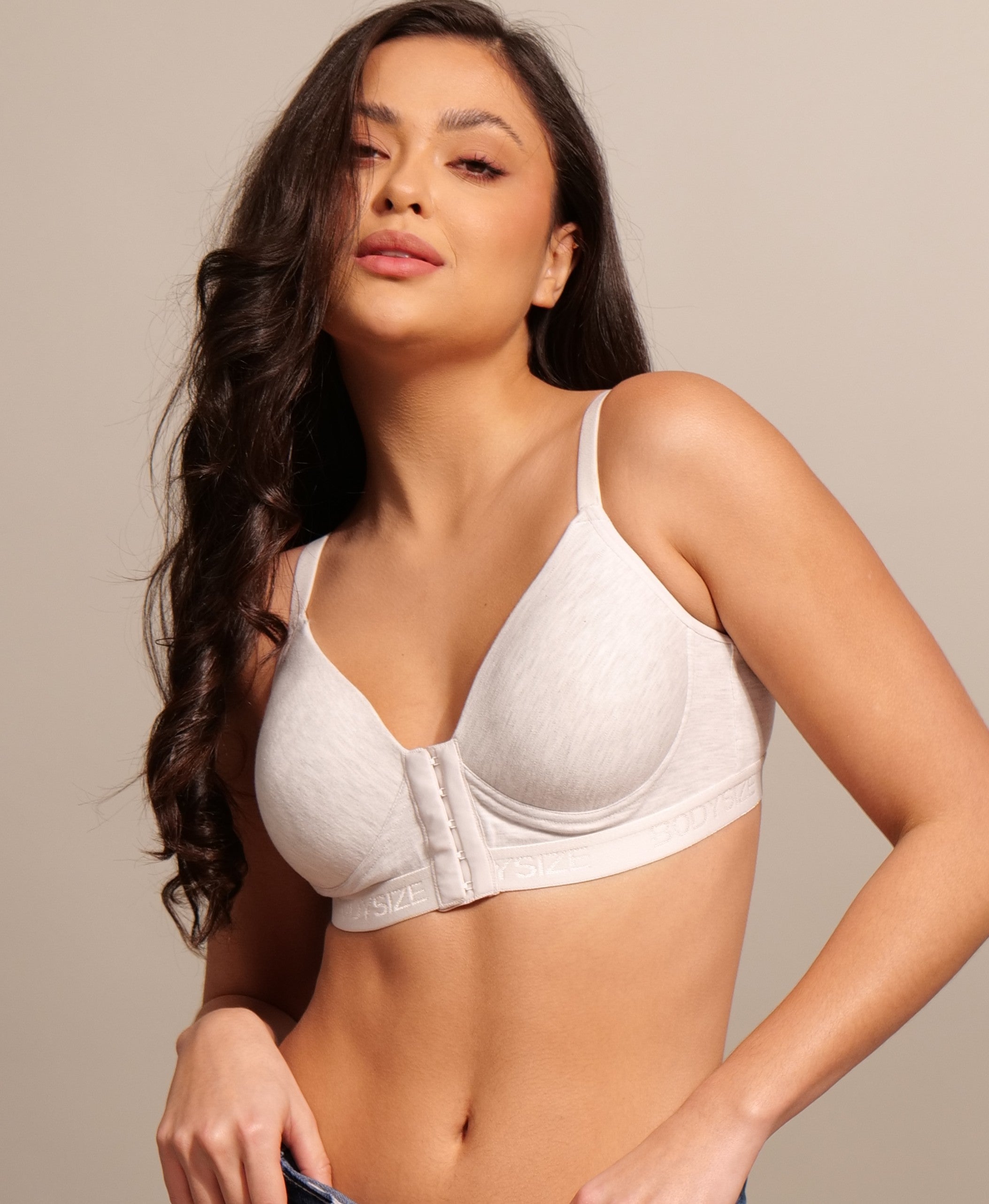 Front Open Padded T-shirt Bra (Full Cup) White Colour