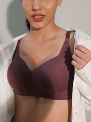SF29 Designer Padded Cotton Mulberry Bra