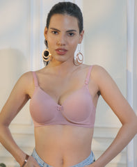 SF27 Light Padded Everyday Bras in Pink Colour