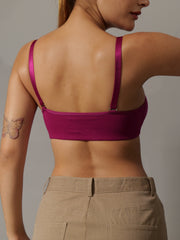 Cami Everyday Padded Bra in Raspberry Colour