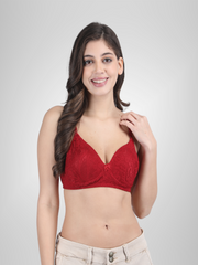 SF22 Bridal Padded Bra Maroon