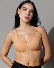 SF29 Designer Padded Cotton Skin Colour Bra