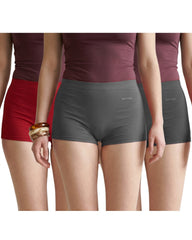 Bamboo Boyshorts (PO3) Maroon, Grey, Black Maroon, Grey, Black 01 All Marketplaces.jpg