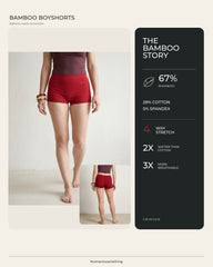 Bamboo Boyshorts (PO3) Maroon, Grey, Black 2.jpg
