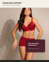 F2 Open Padded - MAROON - 06